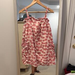 Zara Pink Floral Dress (40)